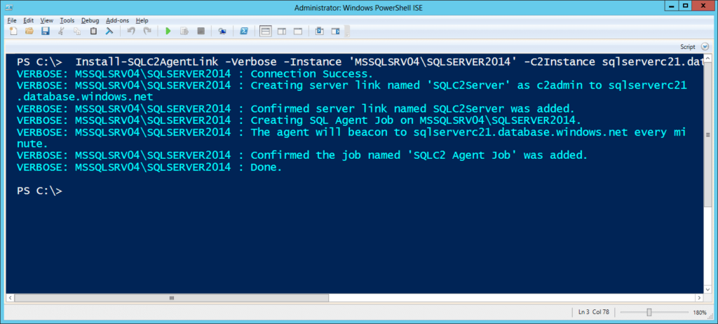 SQLC2-LinkInstall